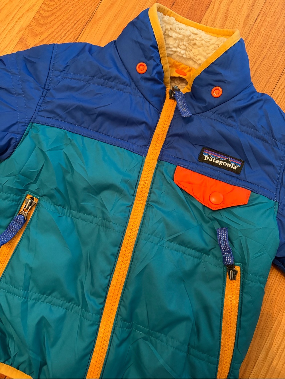 Patagonia | Baby Reversible Tribbles Hoody | Size: 12-18 Months (No Hood) | EUC